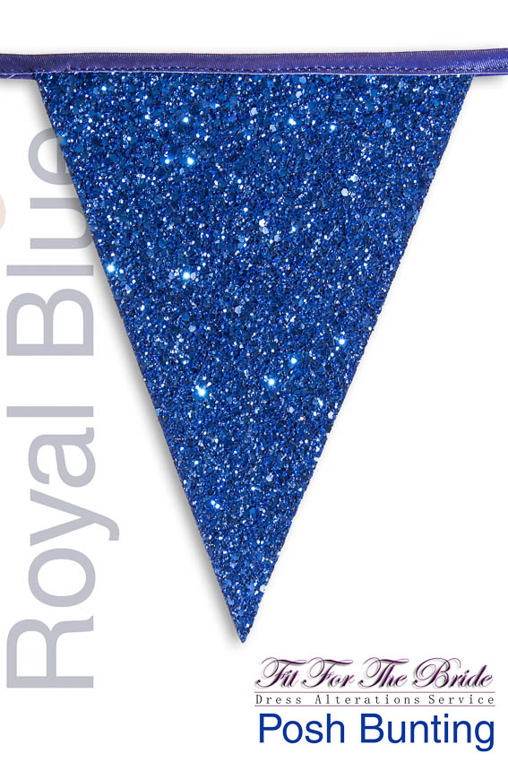 Posh Bunting - Royal Blue